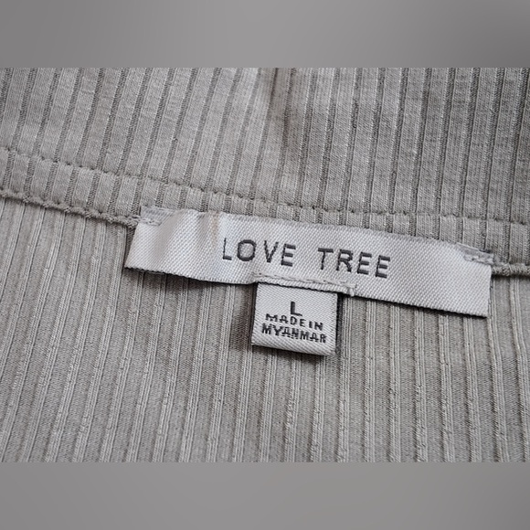 Love Tree Mint Sage Mini Dress Size L Stretchy Fit Summer Lagonlook Minimalist - Picture 4 of 8